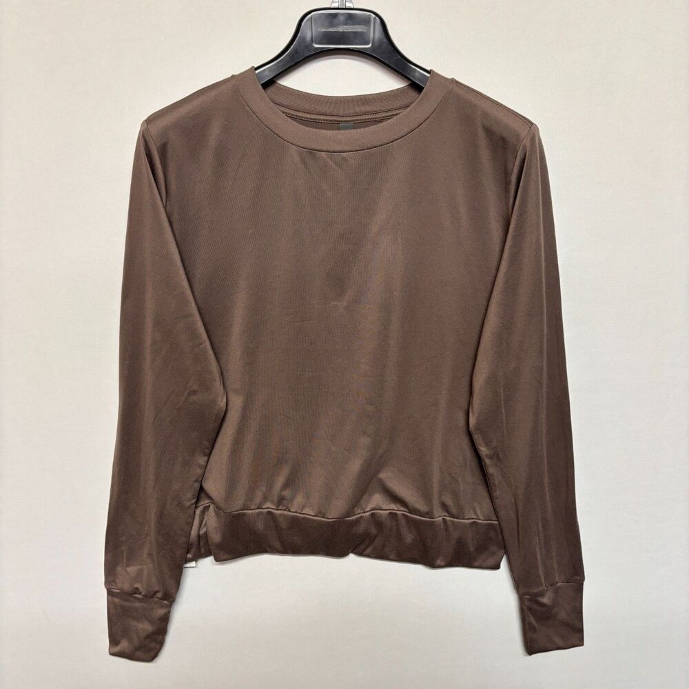 Vuori Women Daydream Crew Top Size Large Performance Active VW133 D137 -26